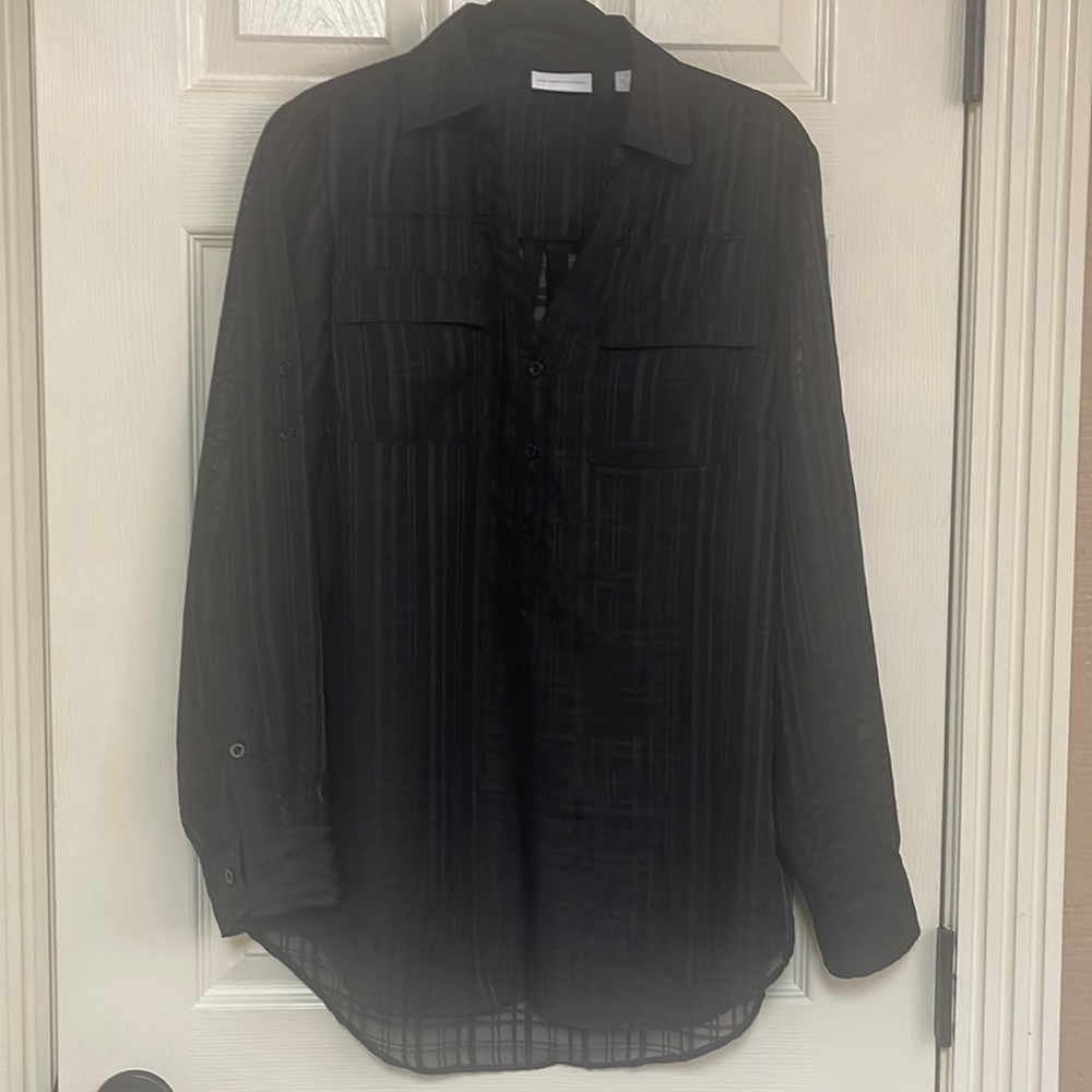 New York & Company black blouse. Size medium